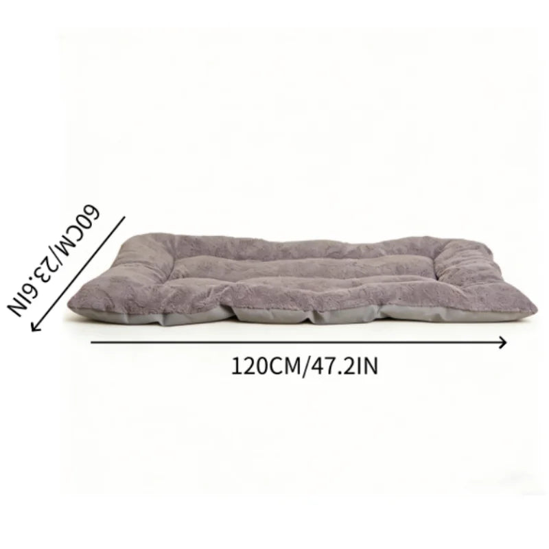 Plush Dog Bed Sofa Thickened Super Soft Polyester Pet Mat Dog Crate Mat Bed For Small Medium Large Dog Bed